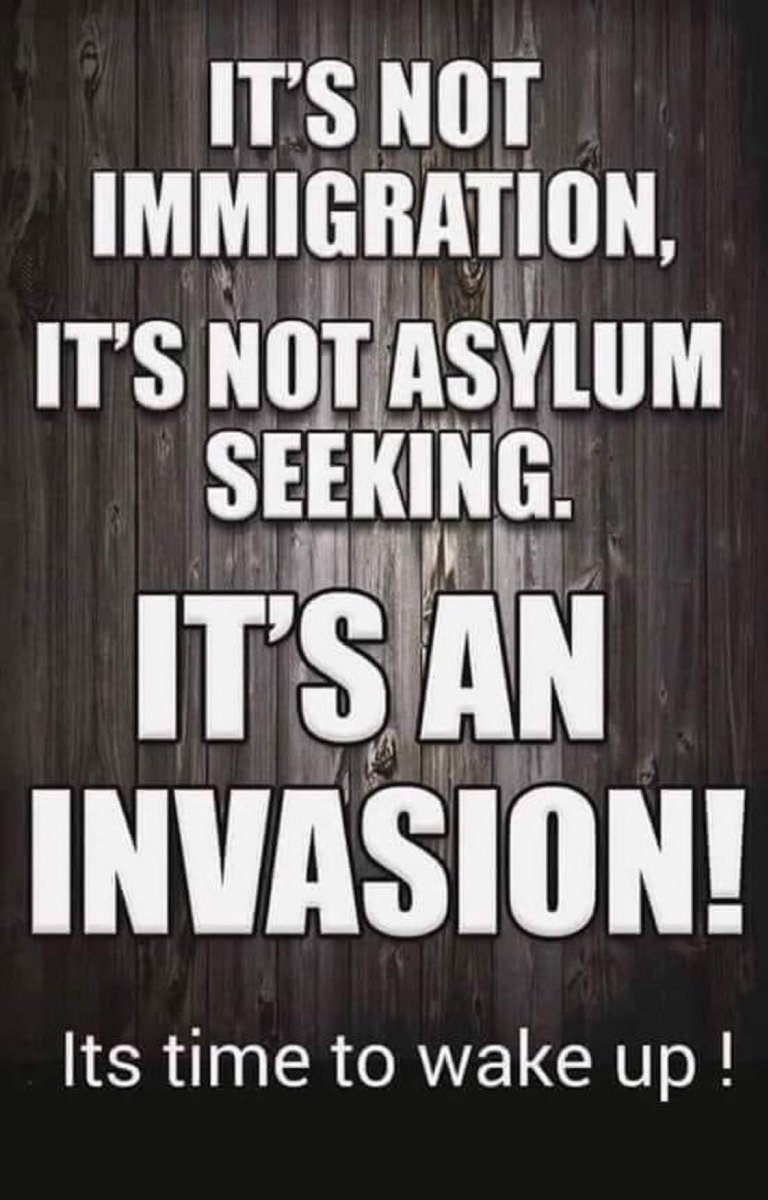 benonwine's tweet photo. Close the borders! Suspend ALL immigration for 5 years.

PLEASE RETWEET 👇🇬🇧 https://t.co/gO9O8zNqAU
