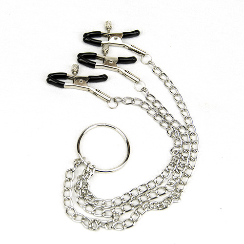 Crazyorgasms01's tweet photo. Connect every pleasure point with this combined nipple and clit clamp. Simply attach to the nipples and clitoris and enjoy as body movements.Bondage, Fetish, Nipple Play, Toys For Her.ONLY£14.99 #bondagirl #feti #nipleplay #toysforher #f #fypviraltiktok🖤シ゚☆♡ https://t.co/TEy0Z3DbYF