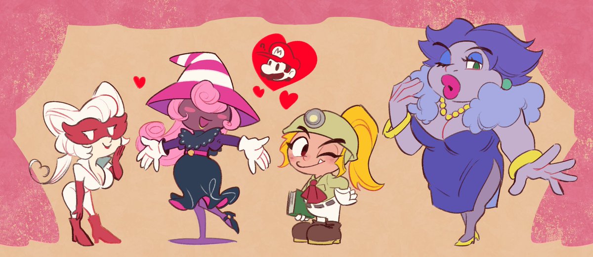 「紙マリ擬人化 」|あすのイラスト