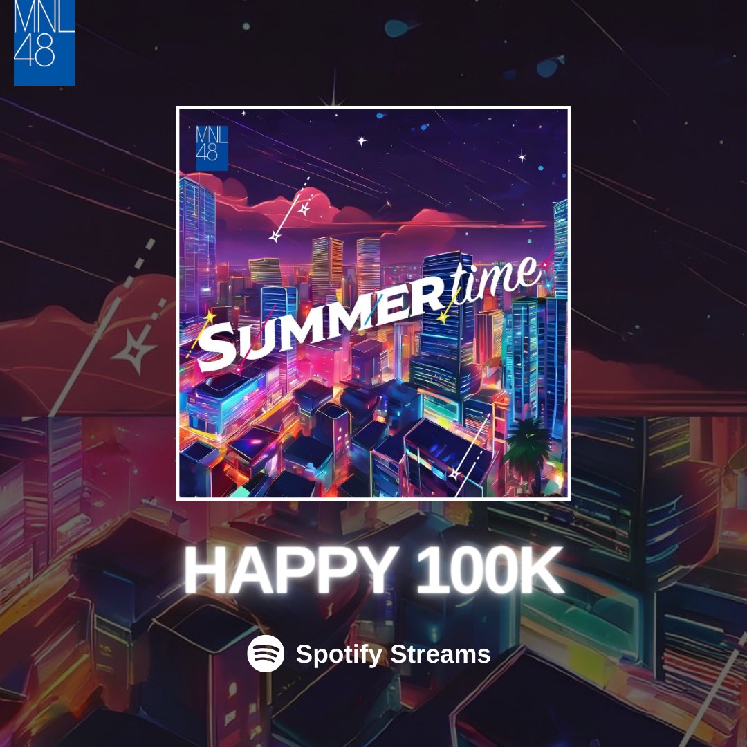 mnl48official's tweet image. 🎉 Thank you, MNLoves! 🎉

We’re thrilled to announce our top 3 streaming countries as of today:
🥇 #1 United Kingdom
🥈 #2 Germany
🥉 #3 Philippines

We’ve also hit 100K streams on Spotify! Your incredible support means the world to us. 👏🏼💝

#MNL48_Summertime #UKHits