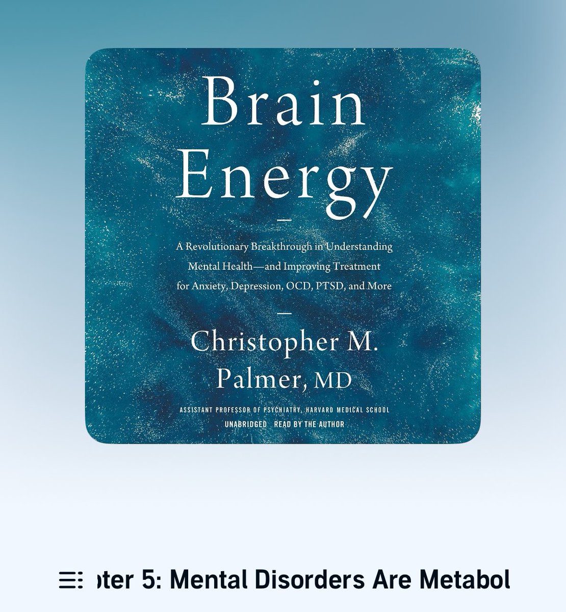 StudyBipolar's tweet image. Brain Energy by @ChrisPalmerMD is a great read / listen as someone living with Bipolar