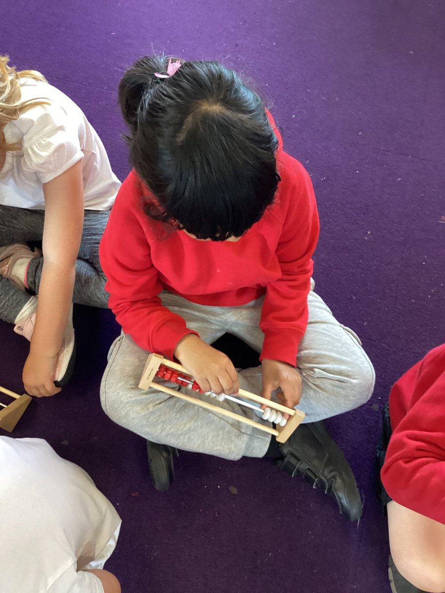 LauraShore6's tweet photo. In Maths today, Reception were learning how to subitise on a rekenrek. #joeysmaths #joeyseyfs @stjs_staveley https://t.co/RicUpmVcln