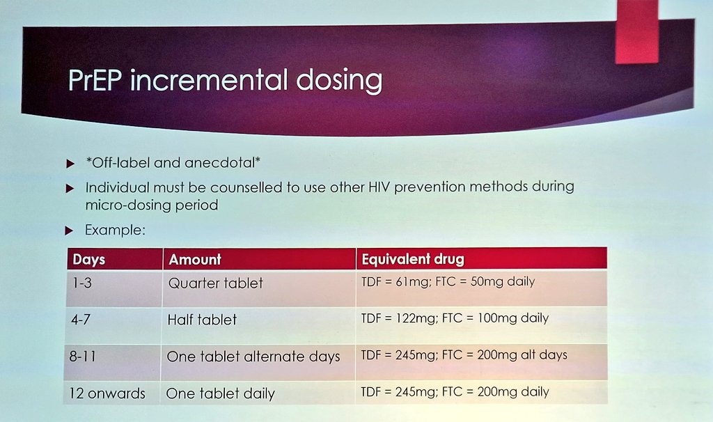Laura Waters (@drlaurajwaters) on Twitter photo PrEP masterclass from <a href="/HIVpharmaSis/">Hasan Mirza</a>!
1. How best to manage someone with GI side effects on TDF/FTC PrEP?
2. How much lactose do different versions of TDF/FYC contain?
3. Incremental dosing which helps 2/3 people based on local experience
#bashh2024 PrEP masterclass from <a href="/HIVpharmaSis/">Hasan Mirza</a>!
1. How best to manage someone with GI side effects on TDF/FTC PrEP?
2. How much lactose do different versions of TDF/FYC contain?
3. Incremental dosing which helps 2/3 people based on local experience
#bashh2024