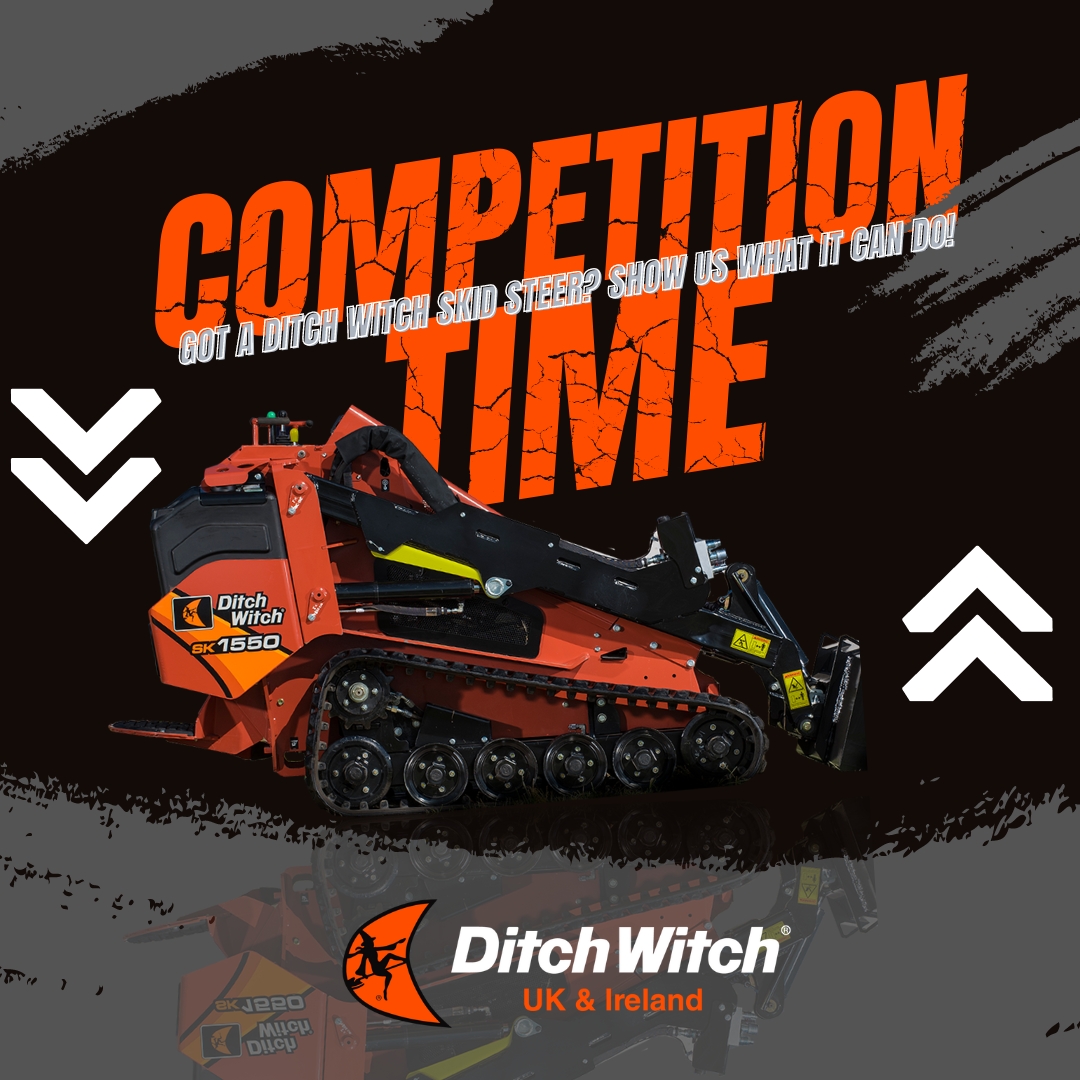 Competition Time
Think your Ditch Witch Skid Steer has got what it takes?  Show us your beast in action in the comments below and you could win some exclusive Ditch Witch merch! T's &amp;C's Apply.
Ready, set, SKID!