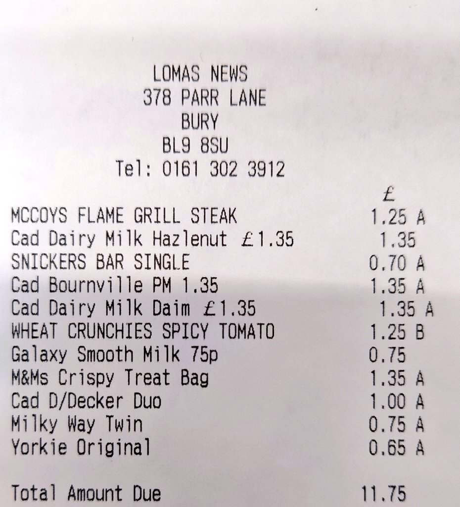 LOMASNEWS's tweet image. How to make £11.75 worth of goods cost just £5.75. Download the @jispapp 
Save money, that's it. #Unsworth❤️ #Jispapp #Newsagent