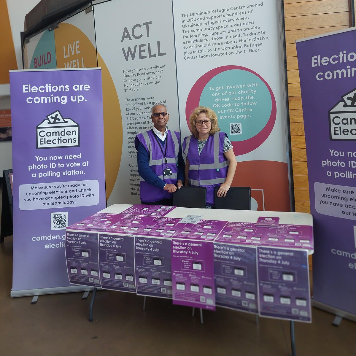 There's a general election on 4 July. If you'd like any support checking your photo ID, or applying for ID or a proxy vote, you can visit our team next week:

📍Mon 24 June 11am-4pm at Holly Lodge Community Centre N6 6HL
📍 Tues 25 June 12-3.30pm at Euston Foodbank NW1 1TA