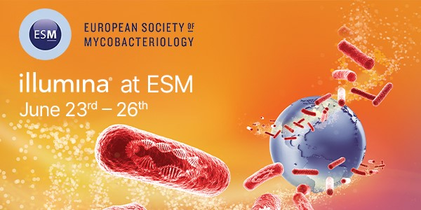 Are you attending ESM Congress in Bruges? 
Visit the Illumina booth (no. 3) and learn how our NGS solutions are revolutionizing the field of mycobacteriology. 
#ESM2024 #illumina bit.ly/45t3ktX
