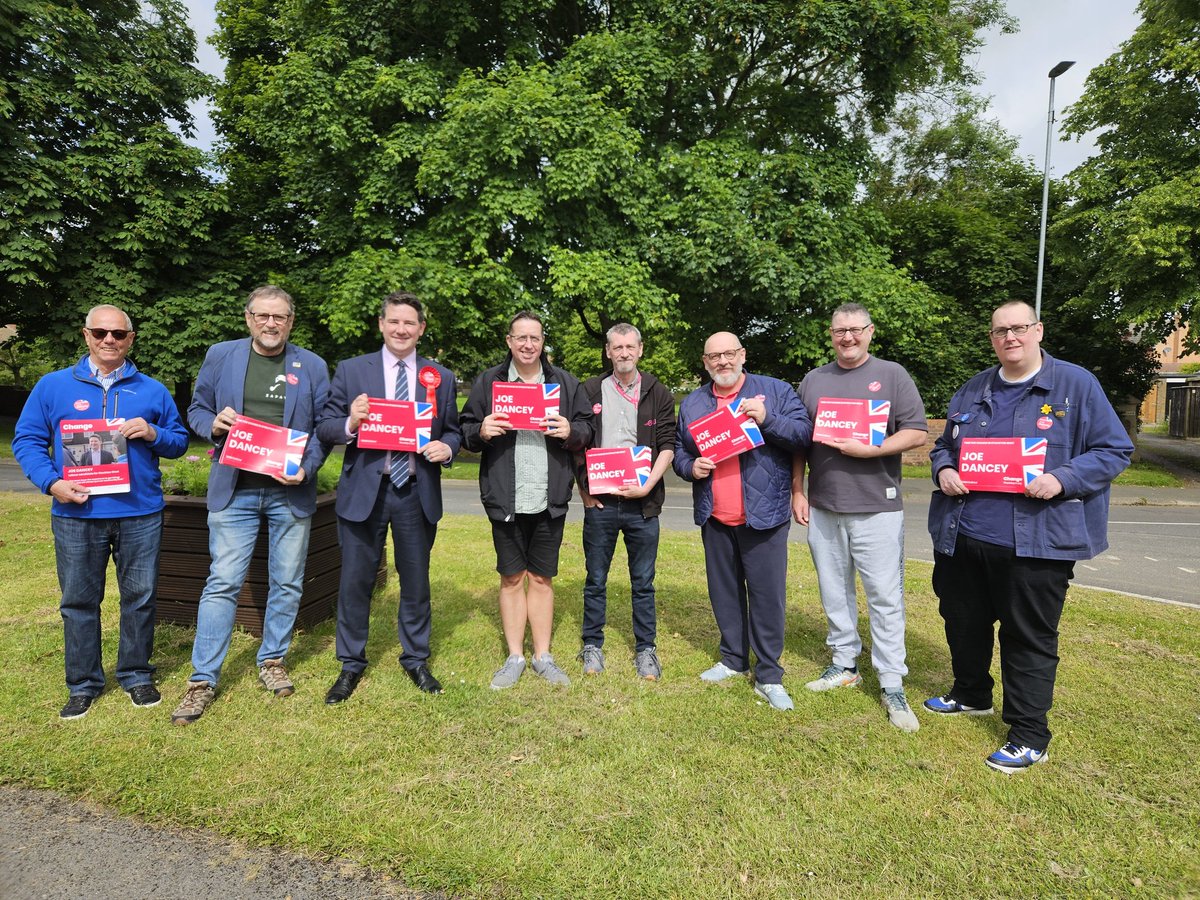 Dr Dray (@daveray80) on Twitter photo Out with colleagues from <a href="/ClevelandAmal/">CWU Cleveland Amal</a> and CWU NE Central Branch in Long Newton this morning, canvassing for Joe Dancey to become the next MP of Stockton West.
<a href="/CWUTyneAndWear/">CWU Tyne & Wear</a>
<a href="/CWUNEregion/">CWUNorthEastRegion</a>
<a href="/CWUnews/">CWU</a>
<a href="/labourunionsuk/">Labour🌹Unions</a> Out with colleagues from <a href="/ClevelandAmal/">CWU Cleveland Amal</a> and CWU NE Central Branch in Long Newton this morning, canvassing for Joe Dancey to become the next MP of Stockton West.
<a href="/CWUTyneAndWear/">CWU Tyne & Wear</a>
<a href="/CWUNEregion/">CWUNorthEastRegion</a>
<a href="/CWUnews/">CWU</a>
<a href="/labourunionsuk/">Labour🌹Unions</a>