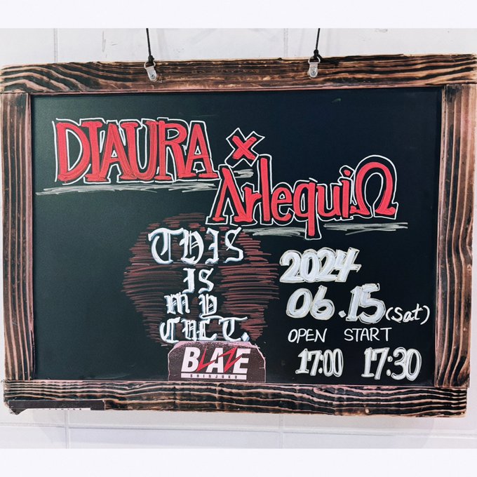 DIAURA&times;&Lambda;rlequi&Omega;𓂃 𓈒𓏸◌ 「THIS IS MY CULT.」 2024年6月15日 新宿BLAZE♡  2MANツアーファイナル1日目...♪*ﾟ  初日とファイナルでTIMCが全然違っててビックリ！！！！ 良い意味で♡ 完成されてたY(๑⃙⃘ᵒ̴̶̷͈̀<a href="/tag/%E3%83%9E%E3%83%AB%E3%82%B7%E3%83%BC%E3%82%BA%E3%83%BC"class="tags"><span>#マルシーズー</span></a>