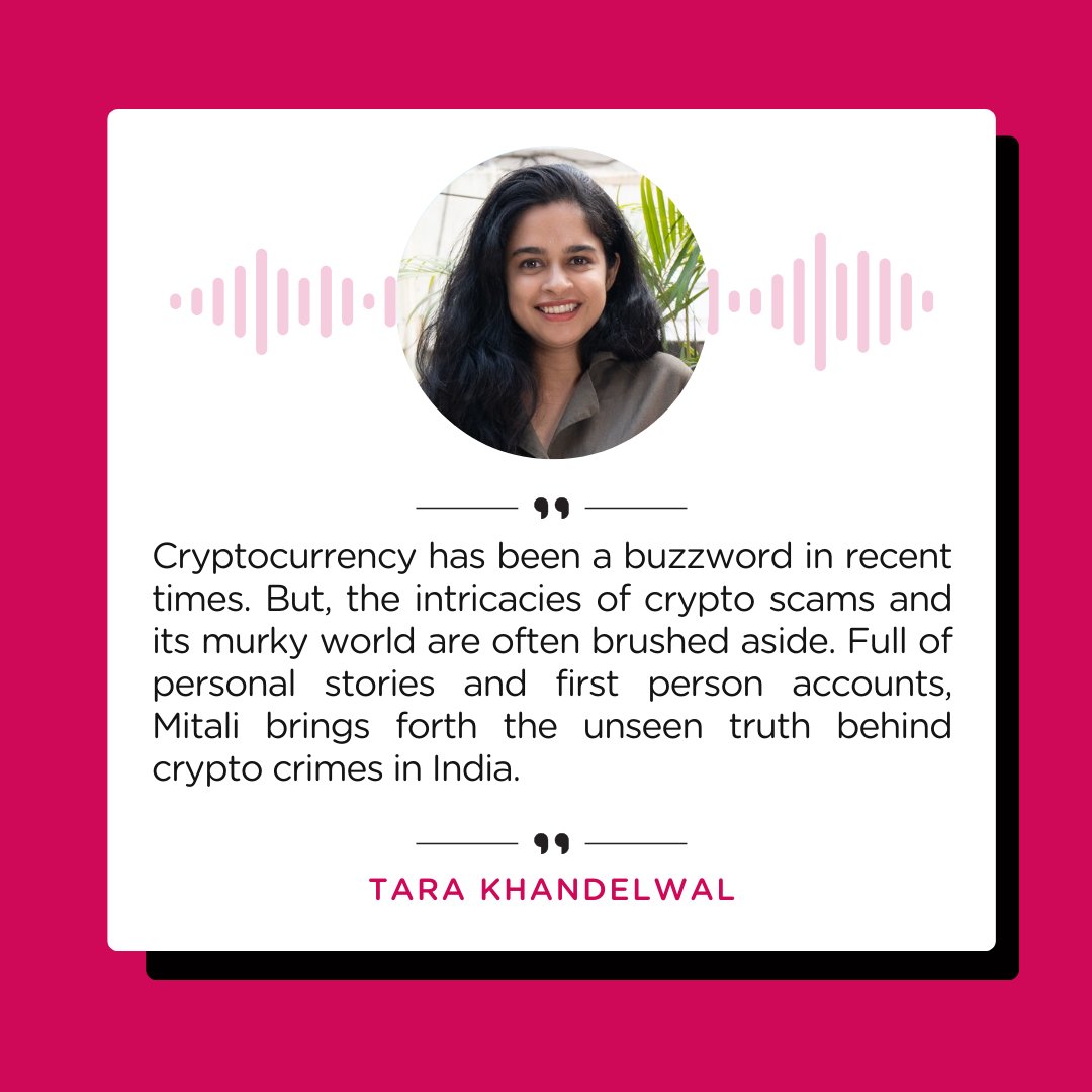 boundindia's tweet photo. Join @tarakh489 and @MitaliLive as they discuss the intersection of crypto technology and Indian "Jugaad" culture, the the lack of safety nets in the crypto market in the latest episode of Books & Beyond.
https://t.co/bN9xJLa2nY
#books #cryptocrimes #booksandbeyond https://t.co/P33lBuILJi