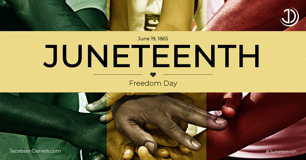 Today, we commemorate Juneteenth, a pivotal day in American history. On this day in 1865, the last enslaved African Americans in Galveston, Texas, were informed of their freedom, two and a half years after the Emancipation Proclamation. 
#Juneteenth