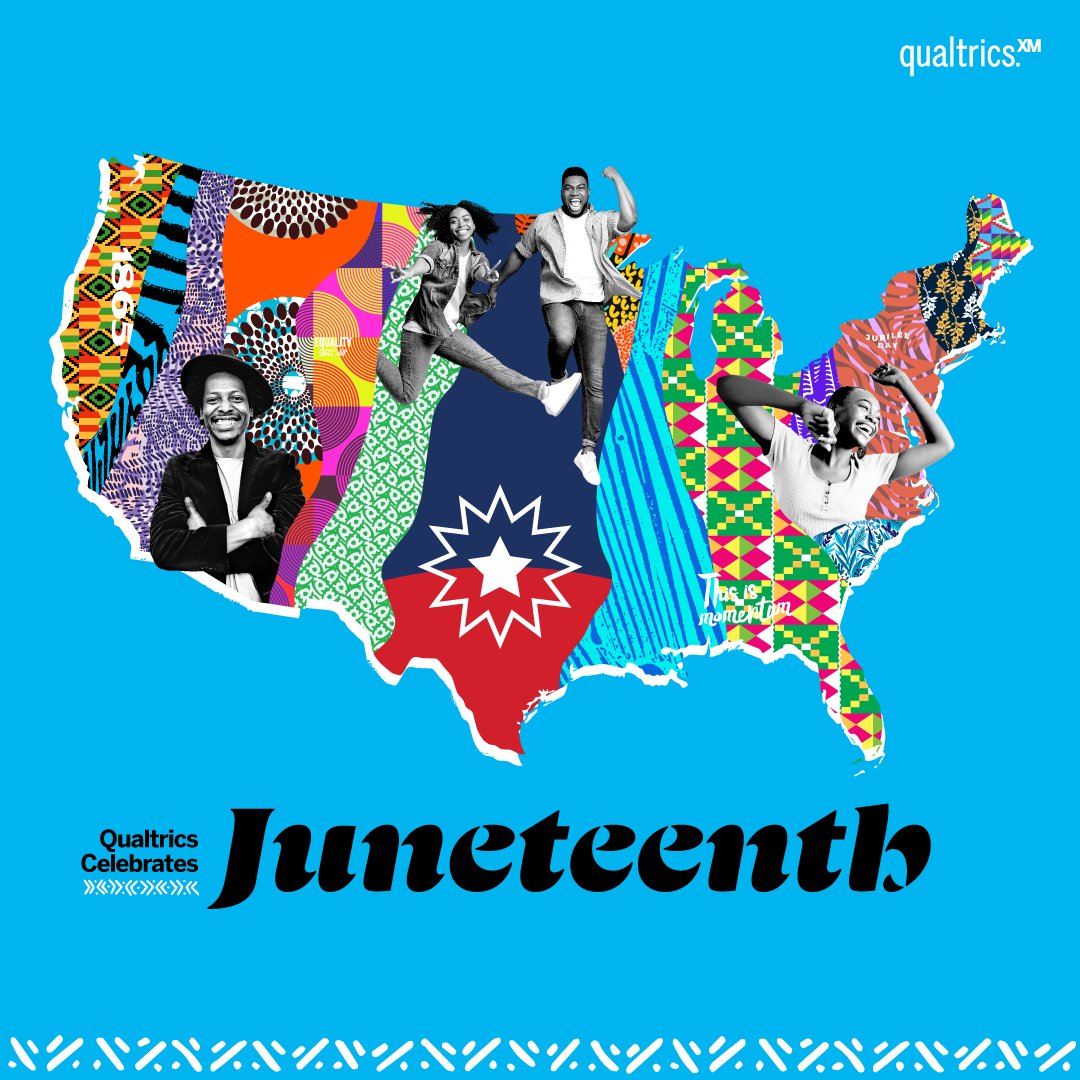 Curious what Juneteenth celebrations look like at Qualtrics? 

💙 Reflecting on history through an enlightening keynote with Dr. Daina Ramey Berry
🖤 Stepping away from work to spend the day in our own meaningful ways
❤️ Recommitting to fostering a culture of inclusion &amp; respect