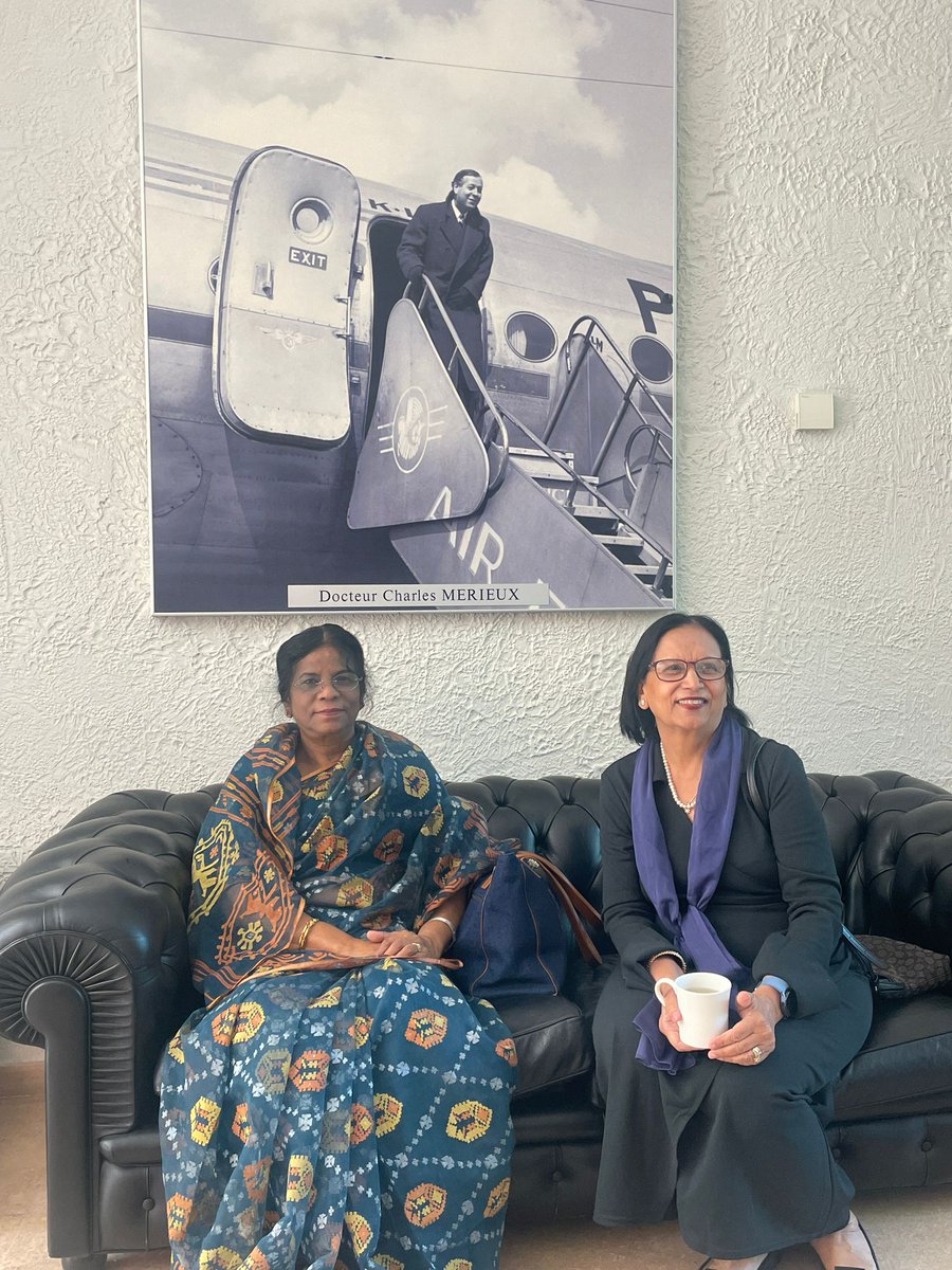 We are thrilled to welcome Hon Dr Rokeya Sultana, State Minister from Bangladesh's Ministry of Health and Family Welfare, to the 2024 GTFCC Annual Meeting. Dr Rokeya is pictured here with <a href="/icddr_b/">icddr,b</a>'s <a href="/dr_firdausi/">Dr Firdausi Qadri</a>. 🇧🇩 #EndCholera