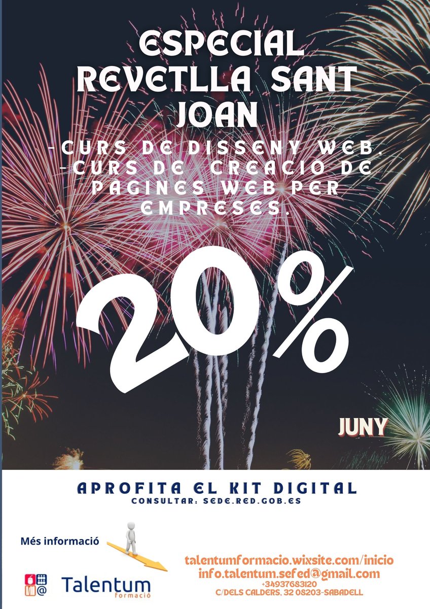 TalentumForma's tweet photo. Amplia la teva formació!
Talentum Formació,  vol que ho peteu!!! https://t.co/hzDlqC24Kw