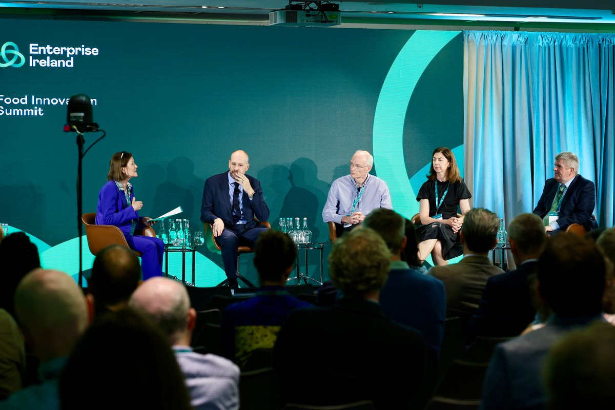 Enterprise Ireland (@entirl) on Twitter photo Professor Helen Roche of @UCD, Stuart Hughes of <a href="/kerryfoodgroup/">Kerry Food Group</a>, Gail Carroll of <a href="/FSAIinfo/">FoodSafetyAuthority</a>, Des Cronin of <a href="/InformNutrition/">Inform Nutrition</a> and <a href="/MervueLabs/">Mervue Laboratories</a>, and Aidan Fitzsimons explored how technology is transforming food for all. Professor Helen Roche of @UCD, Stuart Hughes of <a href="/kerryfoodgroup/">Kerry Food Group</a>, Gail Carroll of <a href="/FSAIinfo/">FoodSafetyAuthority</a>, Des Cronin of <a href="/InformNutrition/">Inform Nutrition</a> and <a href="/MervueLabs/">Mervue Laboratories</a>, and Aidan Fitzsimons explored how technology is transforming food for all.