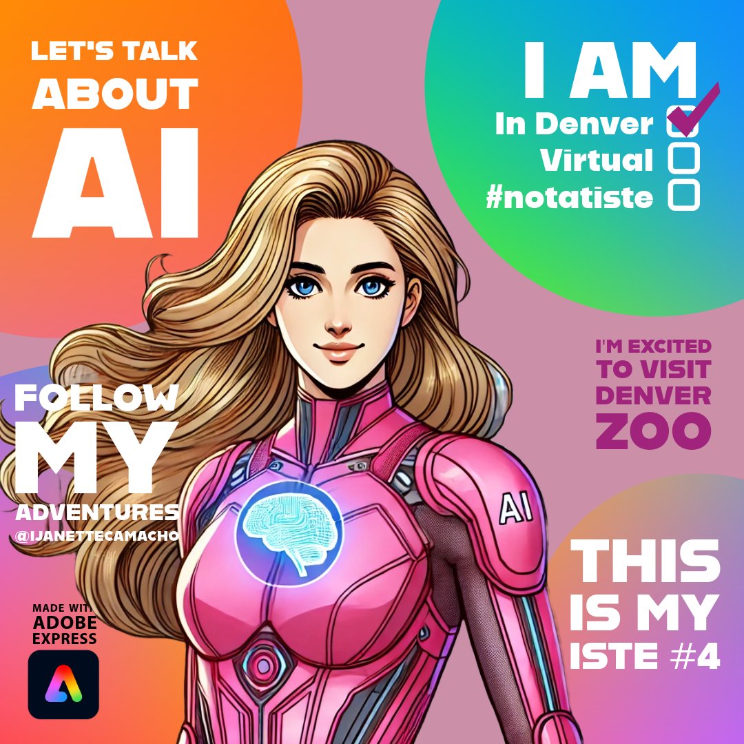 Excited to announce my AI curriculum for elementary students! 🌟 Can't wait to share and learn from fellow educators and experts at #ISTE2024. Together, let's inspire young minds and shape the future of education! 🚀 #EdTech #AIinEducation #ISTELive
