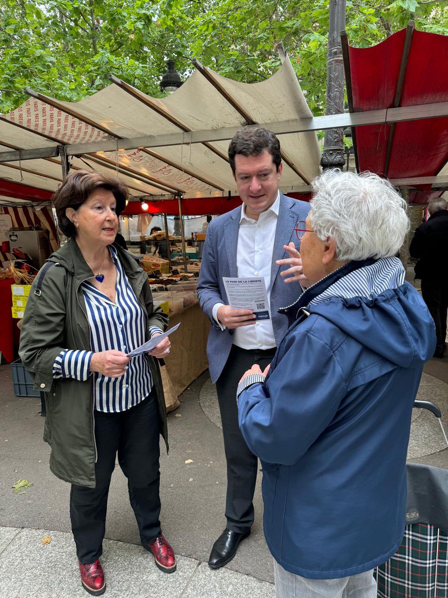 Romain Marsily (@romainmarsily) on Twitter photo Excellent accueil ce matin au marché de la Place Monge, pour une session d’échanges avec <a href="/CoGabadou/">Corinne Gabadou</a> et les habitants du 5ème.
Beaucoup de citoyens intéressés par une nouvelle offre politique de droite, claire, libérale et humaniste.
#VotezPourVosIdées <a href="/Nouv_Energie/">Nouvelle Énergie</a> #circo7502 Excellent accueil ce matin au marché de la Place Monge, pour une session d’échanges avec <a href="/CoGabadou/">Corinne Gabadou</a> et les habitants du 5ème.
Beaucoup de citoyens intéressés par une nouvelle offre politique de droite, claire, libérale et humaniste.
#VotezPourVosIdées <a href="/Nouv_Energie/">Nouvelle Énergie</a> #circo7502