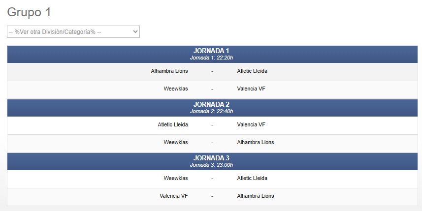 1er Relampago del Verano 🌴☀️

@eSportsCDVical 
<a href="/AlhambraLions_/">Alhambra Lions eSports 🦁</a> 
<a href="/eAtleticLleida/">Atlètic Lleida eSports</a> 
<a href="/WeewKlas/">Weewklas eSports | Clubes Pro</a> 
<a href="/BOS_eClub/">BOS eClub</a> 
<a href="/Murcielagos_ESP/">Murciélagos eSports</a> 
<a href="/EthikEC/">ᴇᴛʜɪᴋ ᴇsᴘᴏʀᴛs ᴄʟᴜʙ⚡️</a>
<a href="/ValenciaVf_1919/">Valencia VF</a>