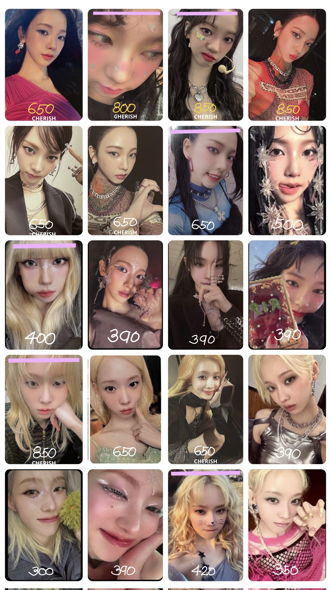 riri💜 | TINGI AESPA GOs | slow replies على X: —ririsells wts lfb ic p  Aespa Armageddon Assorted Photocards - tingi, except pink marked (1:1) -  payo  50% nrdp, rb June