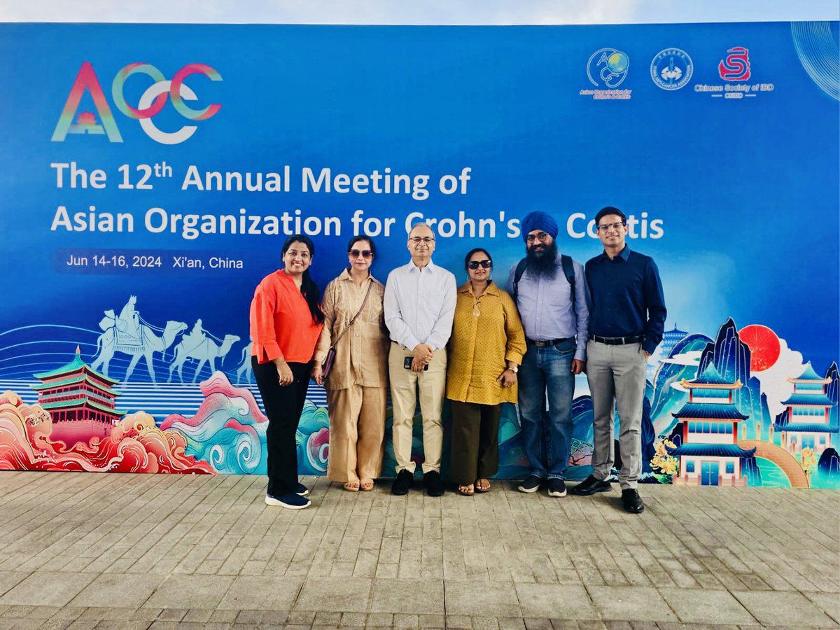 vandana_midha's tweet photo. AOCC 2024 Xi’an China …we learn, we share, we enjoy and we are prized too….@dr_singh_gastro @dr_ramitmahajan @kiransondhi @Sudhakarritu @DMCH_Ludhiana https://t.co/bfqVKItnKl