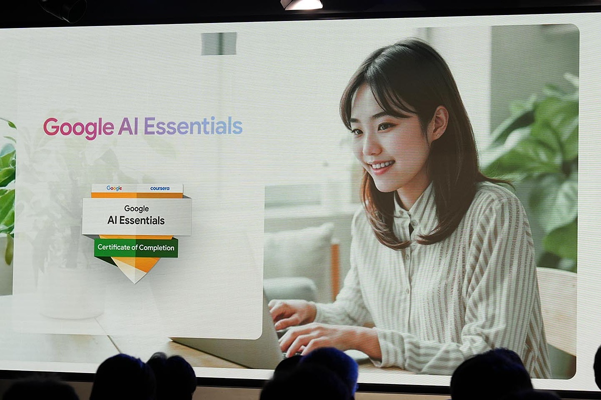 impress_watch's tweet photo. 日本のAIを広げるグーグル　無料で1万人にAI資格受講・各県の課題解決AI https://t.co/SJy0uiXyTQ https://t.co/g9nwZVRrwP