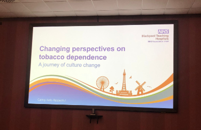 smokefreeBPL's tweet photo. What a lovely day changing perceptions on tobacco dependence

Promoting " A Journey to Culture Change. "

👏Thank you to  our amazing guest speakers: 
Dr Debbie Robson from @KingsCollegeLon,  @sophiapapadakis @NCSCT, Joanna Feeney @AshOrgUK and @MatthewEvison1 👏

#SmokefreeBPL https://t.co/1SjUebnuYp