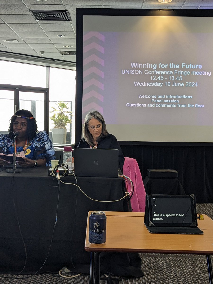 Lunch time fringe at conference today, winning for the future