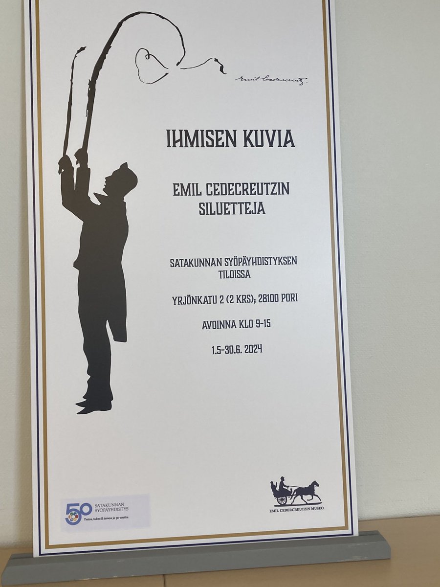 Menovinkki
<a href="/ECmuseo/">Emil Cedercreutzin museo</a> #Harjavalta #kulttuuri #taide #Satakunta 
#siluetti #museo