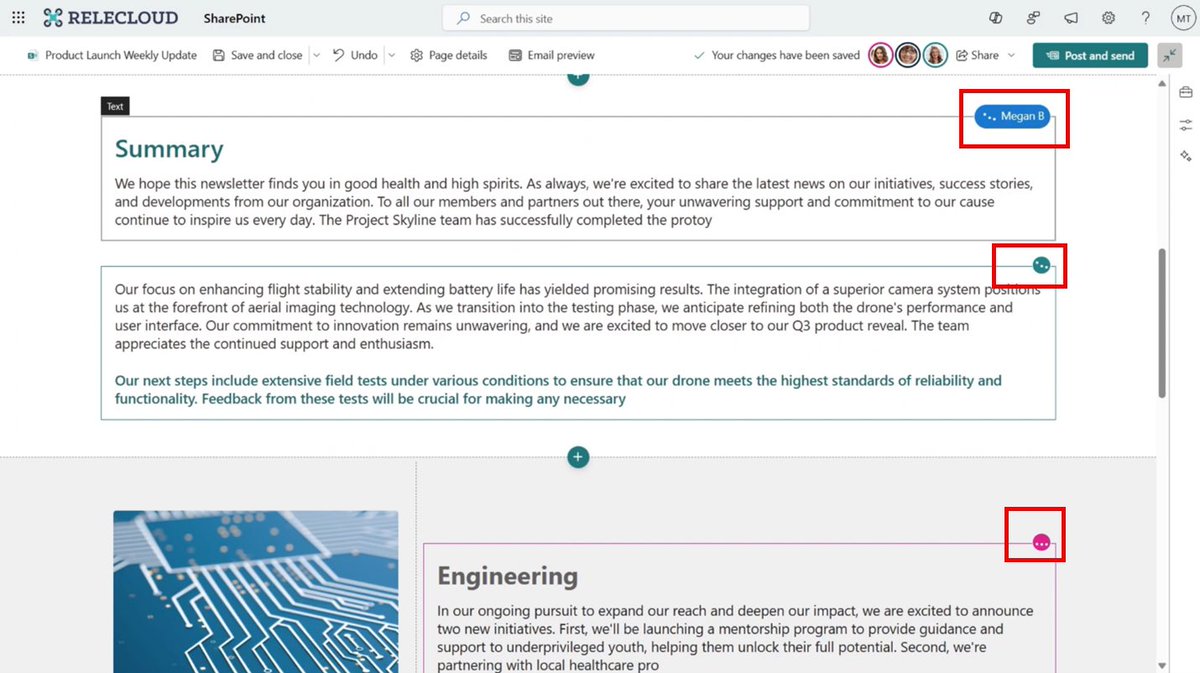 xGokan's tweet image. — One of my wildest dream coming to life! #MicrosoftLoop &amp;amp; components coming to #SharePoint Pages and News!

Getting rid of static data to dynamic data for co-authoring, real-time updates, editing for Pages and News! Well done @SharePoint 💚