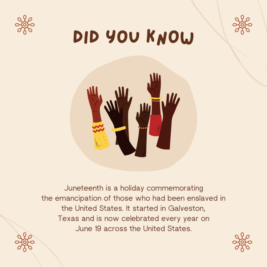 Happy #Juneteenth! Did you know these facts?