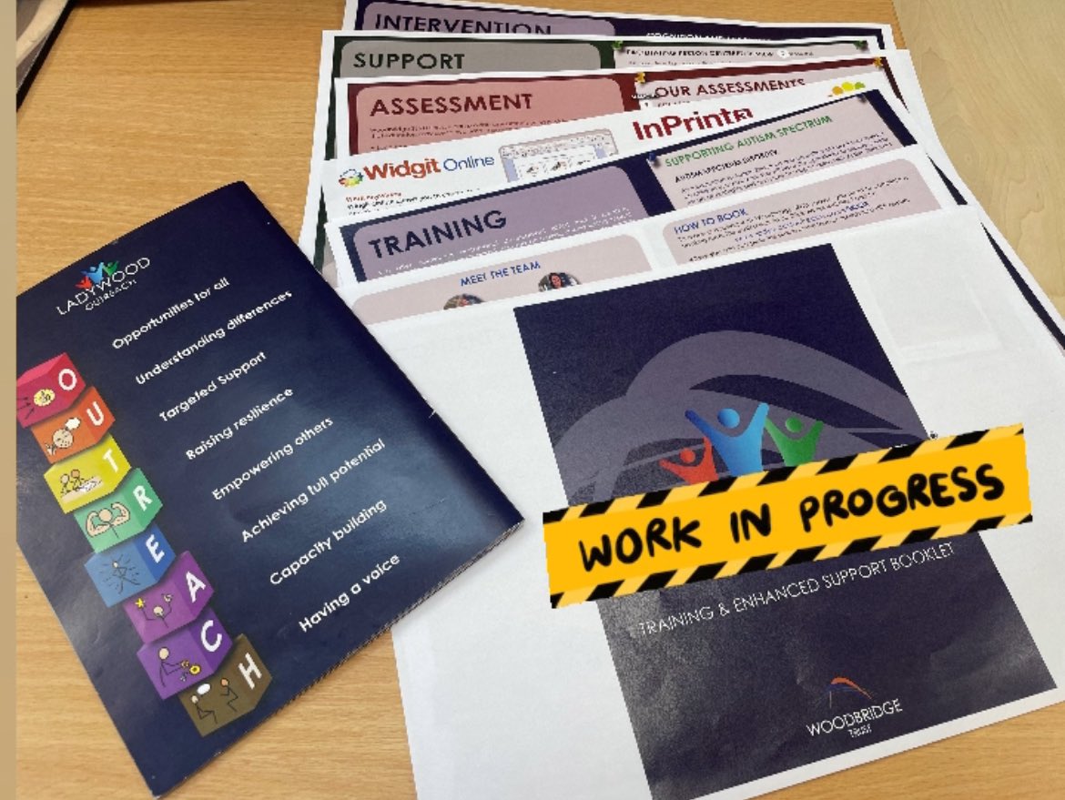 WoodbridgeSEND's tweet photo. We are working hard behind the scenes to get the Training & Enhanced Support booklet ready for you. As soon as itβs ready we will send it out to you. #notlongtowait @WoodbridgeTrust #wearewoodbridge https://t.co/GcoA0b0CQS