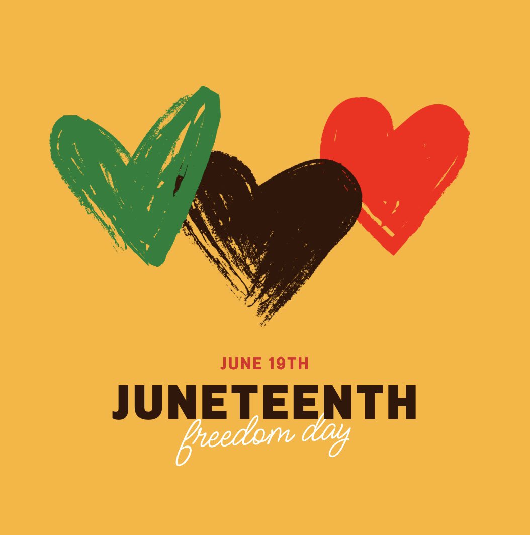 Join us today to celebrate freedom, resilience and justice for all. Juneteenth is a time to celebrate, reflect on the past and look to the future. #Juneteenth