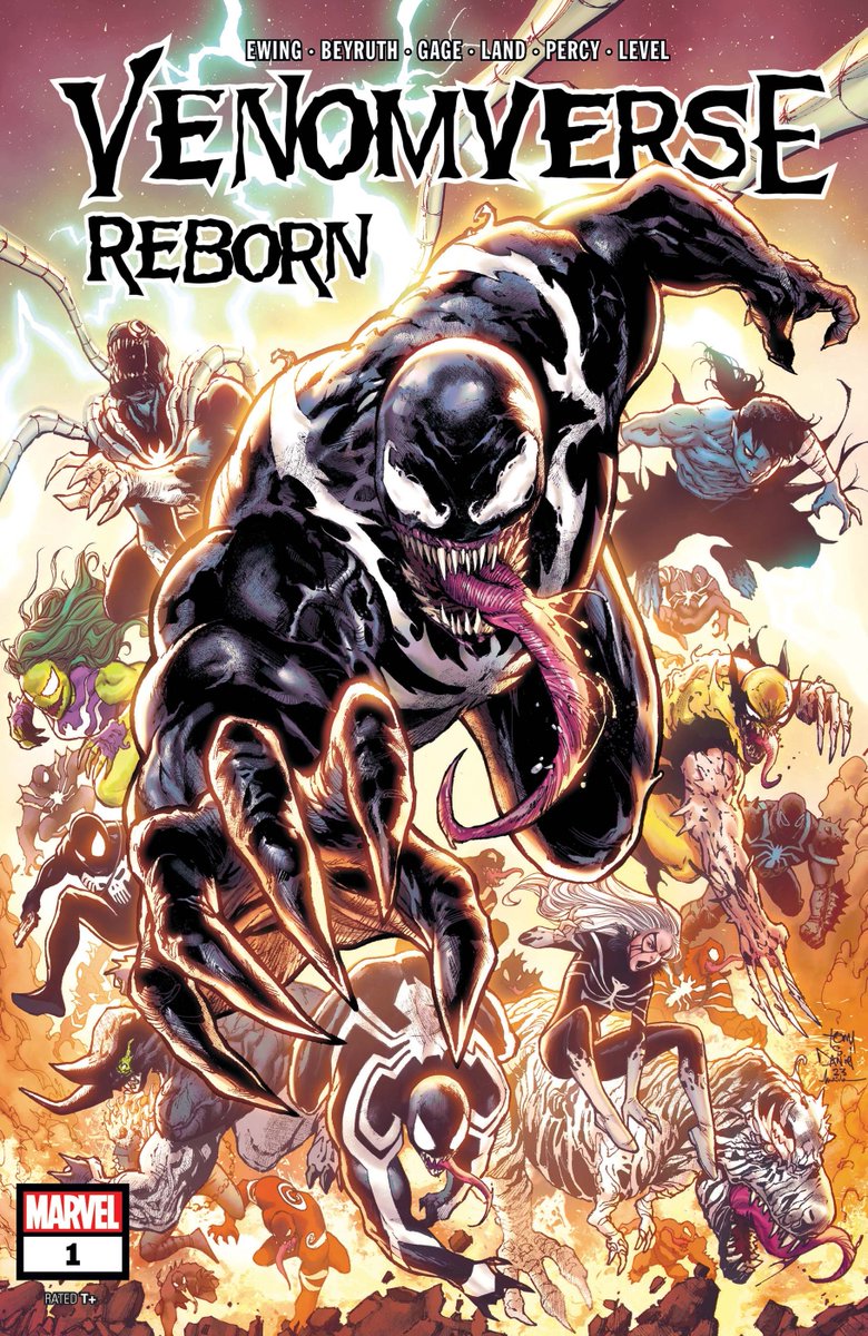 Venomverse Reborn Issue #1 is out today. I've got a story in here -- drawn by <a href="/brian_level/">Brian Level</a> and colored by <a href="/Ruth_Redmond/">Ruth Redmond</a> -- that's an Agatha Christie-inspired closed circle murder mystery set at the Avengers compound. #marvelcomics #venom #avengers