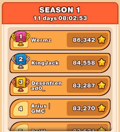 SkySmashES's tweet photo. ⚠️Atención Smashers⚠️

Ya hemos pasado la mitad de la 1ª temporada de "Endless Dungeon", y así queda el Leadbord 🏆 

¡Solo nos quedan 11 días para conocer a los 3 mejores, que ganarán 1 wavie cada uno! 🤯🥇🥈🥉 

1/3🧵 https://t.co/uES8Vr2fj6