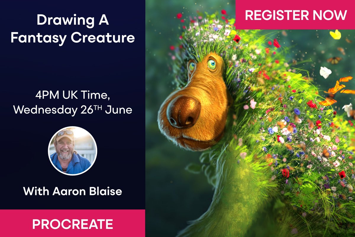 AaronBlaiseArt's tweet photo. 📣 BIG NEWS: Hosting a 𝗙𝗥𝗘𝗘 guest workshop with Design Cuts in 𝗢𝗡𝗘 𝗪𝗘𝗘𝗞!
It'll be a 1 hour workshop on "Drawing a Fantasy Creature in Procreate" - I'll demo LIVE & answer your questions!
🔗 Register Here >> https://t.co/DV3EjtVoWE
🌟👨🏫 #Workshop #DesignCuts #live https://t.co/gZQgVrN5Ni