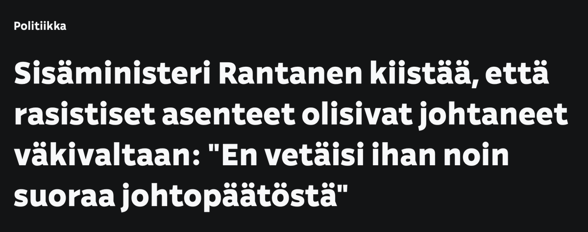 anttiyr's tweet photo. Yllättäen sisäministeri, joka vielä muutama vuosi sitten kirjoitti itse netissä "partalapsista" ja peukutti Facebook-kommenttia, jossa todetaan, että pakolaisten pitäisi antaa hukkua, kiistää, että rasistiset asenteet johtaisivat väkivaltaan. https://t.co/AQz4I0z12E