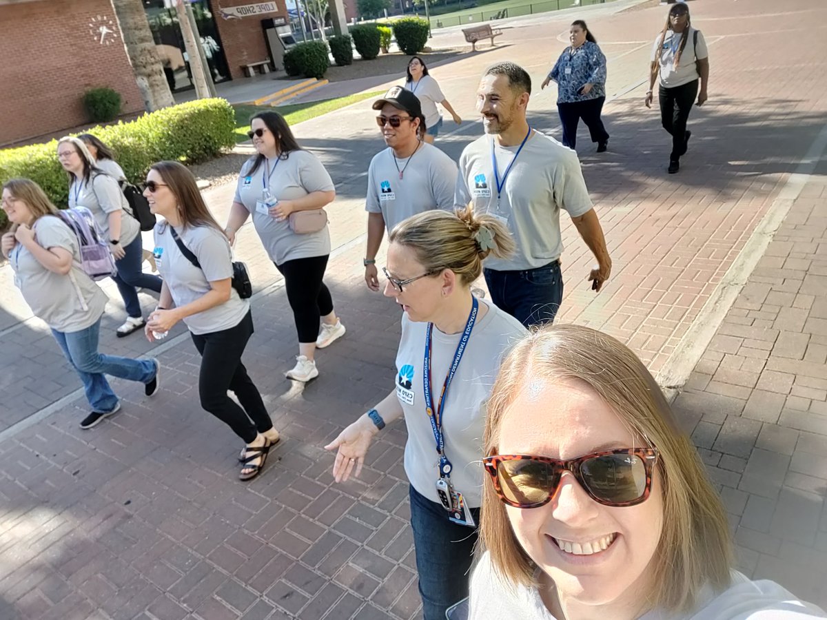 michelle_coots's tweet photo. Starting the day at AZ's Computer Science PD week with a walking tour of STEM at GCU. @GCUk12ed @csteachersorg @azedschools @azsciencecenter #STEMEdu #CompSciEdu #CSforAll #CSforAZ https://t.co/Mu3MTcCkqw