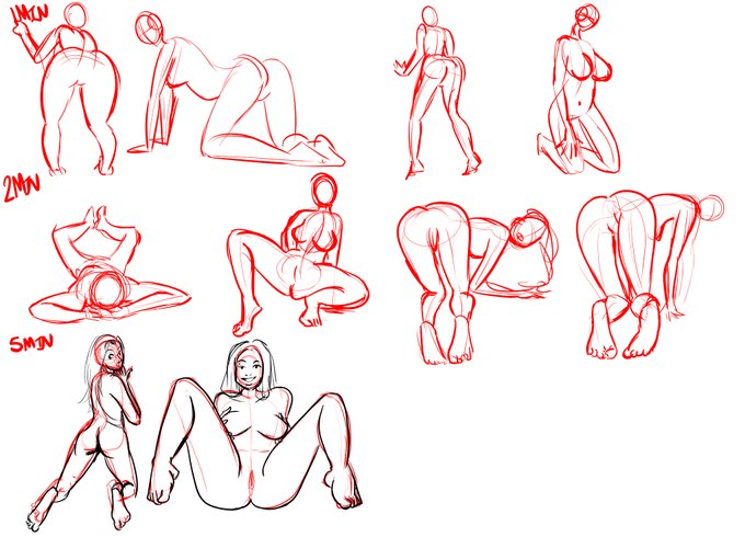Gesture drawings for today https://t.co/dLXZqBcImY