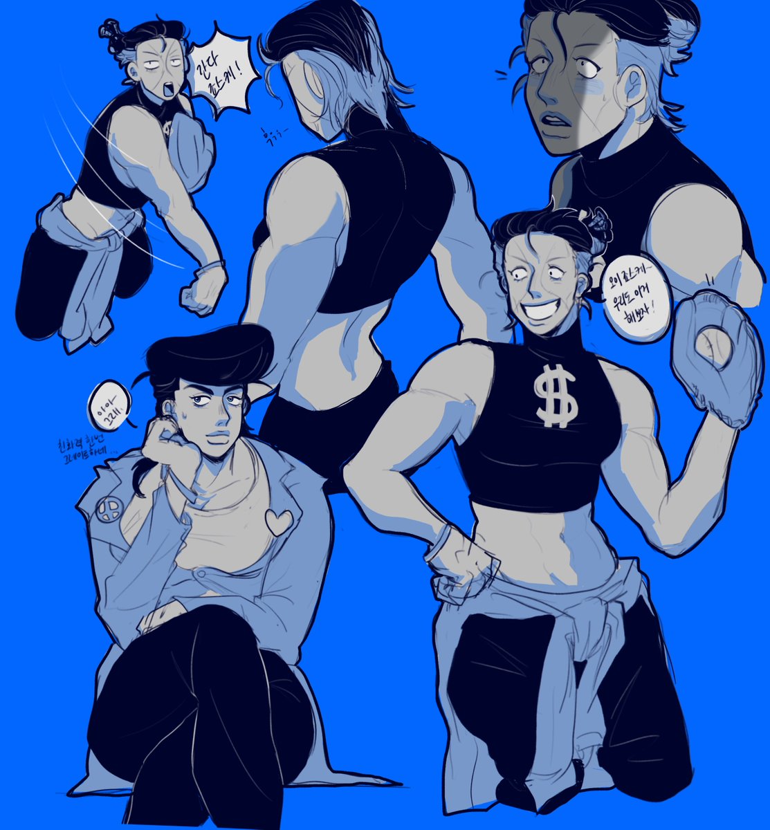 ratt0031's tweet photo. #JJBA
아는님 장억뇨타 보고 안그릴 수 없어서...
이것저것 낙서해보았습니다.... https://t.co/JEMVXQGo2D