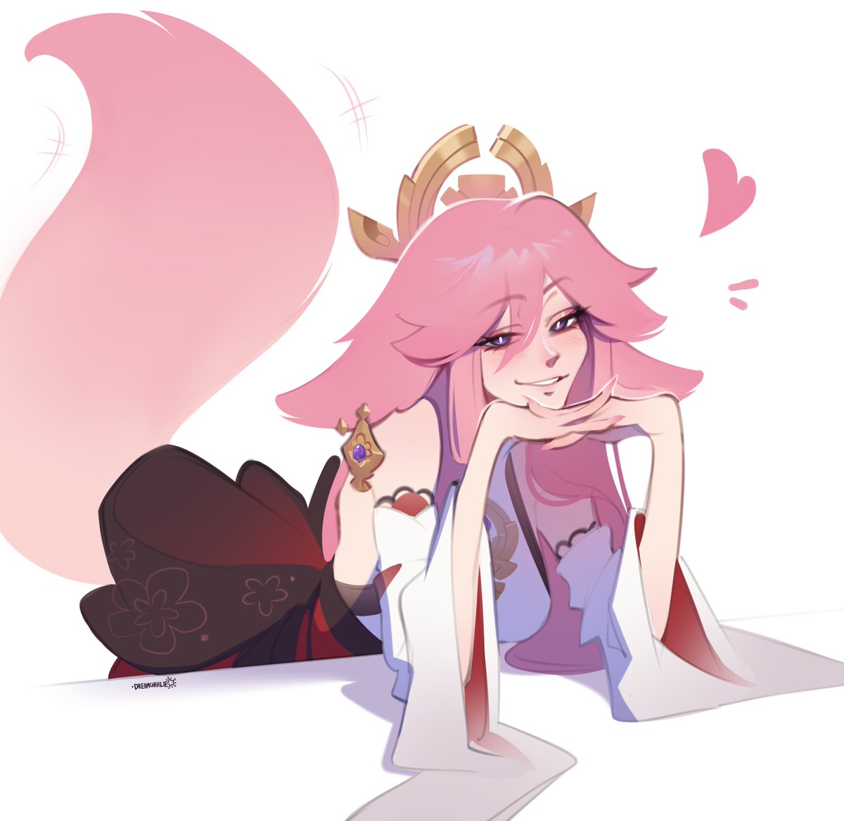 dreamcharlie_'s tweet photo. smug💕
#原神 #genshinimpact #yaemiko https://t.co/ZRSUnVnkas
