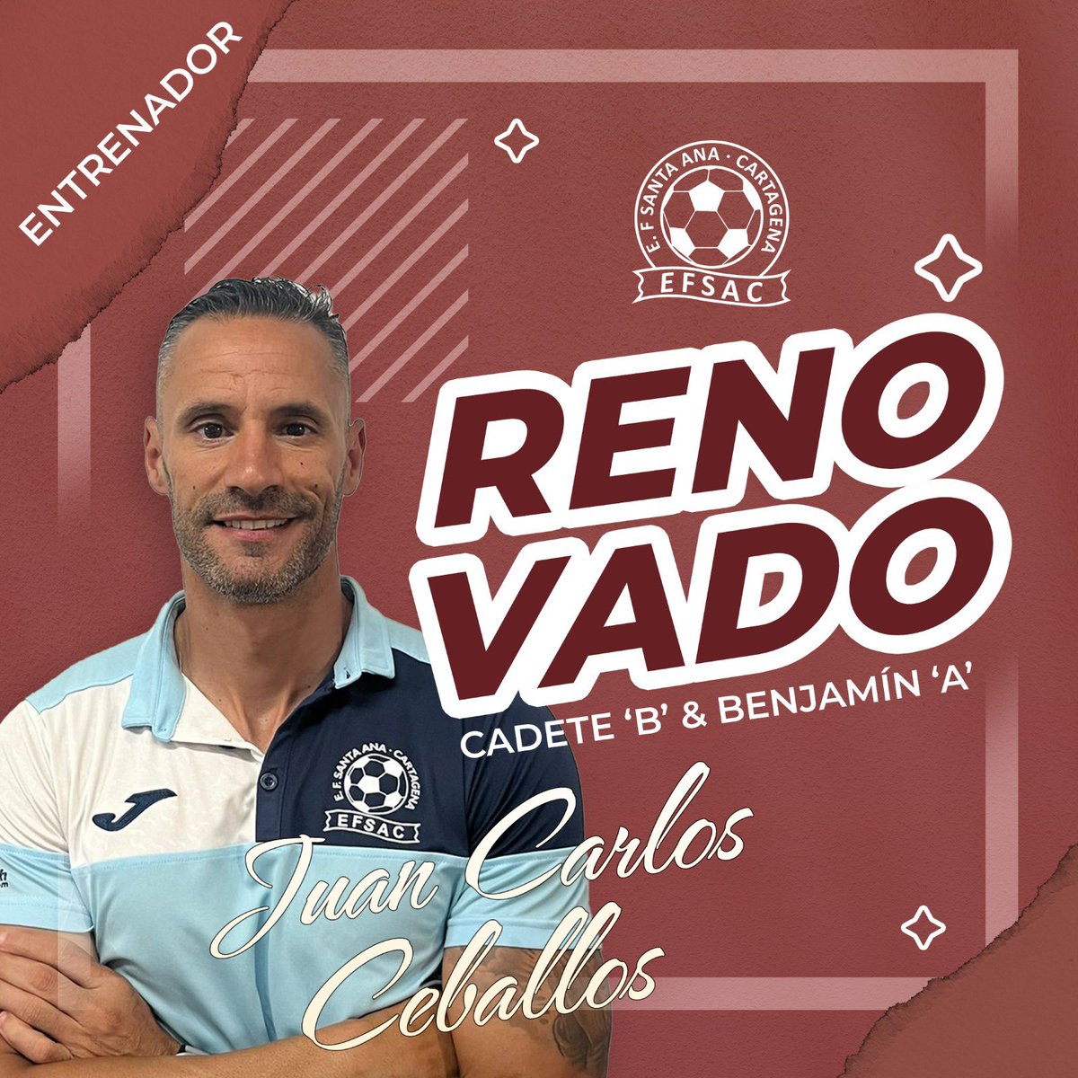 // BENJAMÍN SUPERLIGA Y CADETE SEGUNDA// 

Juan Carlos Ceballos llevará la próxima temporada el Benjamín Superliga y el Cadete de Segunda ⚽️⚔️🔴
Más info: instagram.com/p/C8Z5bl7MDx7/…