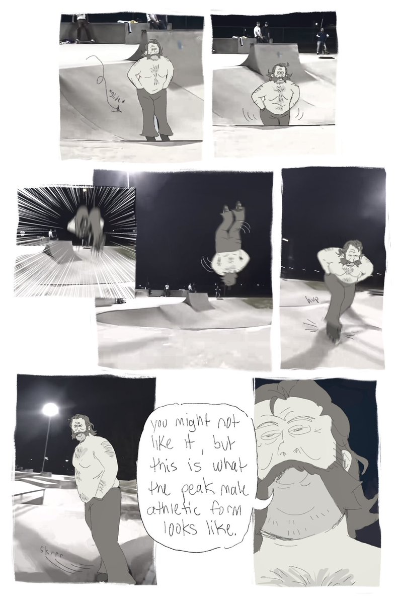 i am still a "Harry is really good at roller skating" truther 