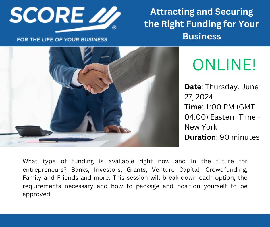 ttusbdc's tweet photo. Is this a hard process?  Are these harsh economic times?  In some ways, yes, and you can still WIN once you know the options and process.  SCORE and I are dedicated to showing you how to use your time, money and resources wisely. 

Register: https://t.co/VXvP78ttLp https://t.co/xm0DD5Npwf