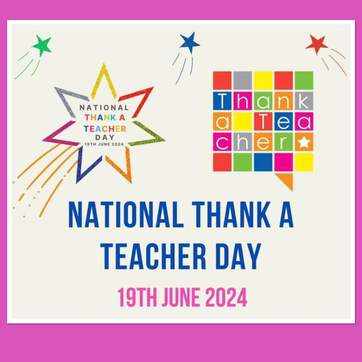 Today we’d like to thank teachers and all staff that work tirelessly across our schools and provisions. We think you’re all fantastic! 🎉👏🌟