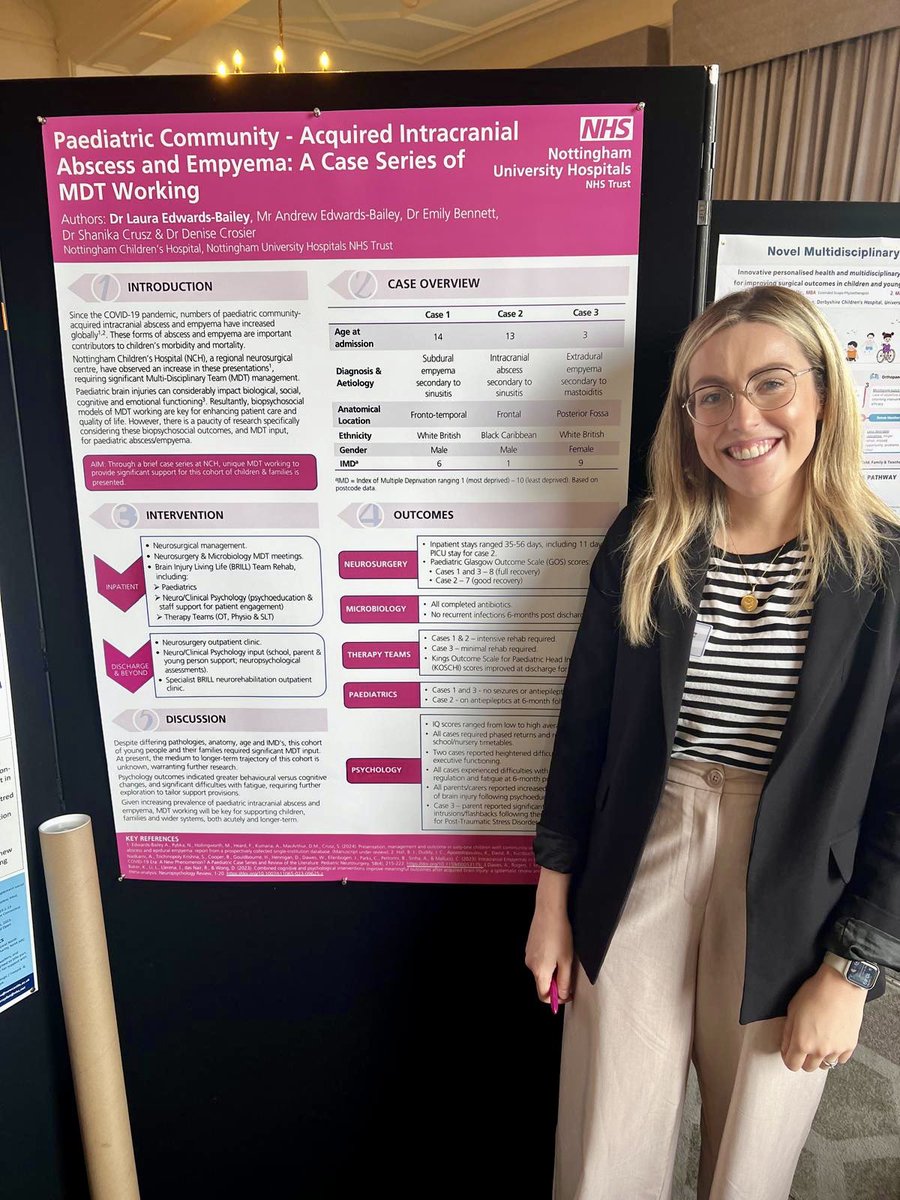 Laura Edwards-Bailey (@laura_ebailey) on Twitter photo Brilliant day at the <a href="/BACD_tweets/">British Academy of Childhood Disability</a> annual conference today. Pleasure to present our <a href="/BRILLTeamNUH/">@BRILLTeamNUH</a> poster on unique mdt working for #empyema patients. <a href="/EmBennett78/">Emily Bennett</a> <a href="/andyeb17/">andrew edwardsbailey</a> <a href="/ClinPsyNUH/">ClinPsyNUH🌈</a> Brilliant day at the <a href="/BACD_tweets/">British Academy of Childhood Disability</a> annual conference today. Pleasure to present our <a href="/BRILLTeamNUH/">@BRILLTeamNUH</a> poster on unique mdt working for #empyema patients. <a href="/EmBennett78/">Emily Bennett</a> <a href="/andyeb17/">andrew edwardsbailey</a> <a href="/ClinPsyNUH/">ClinPsyNUH🌈</a>