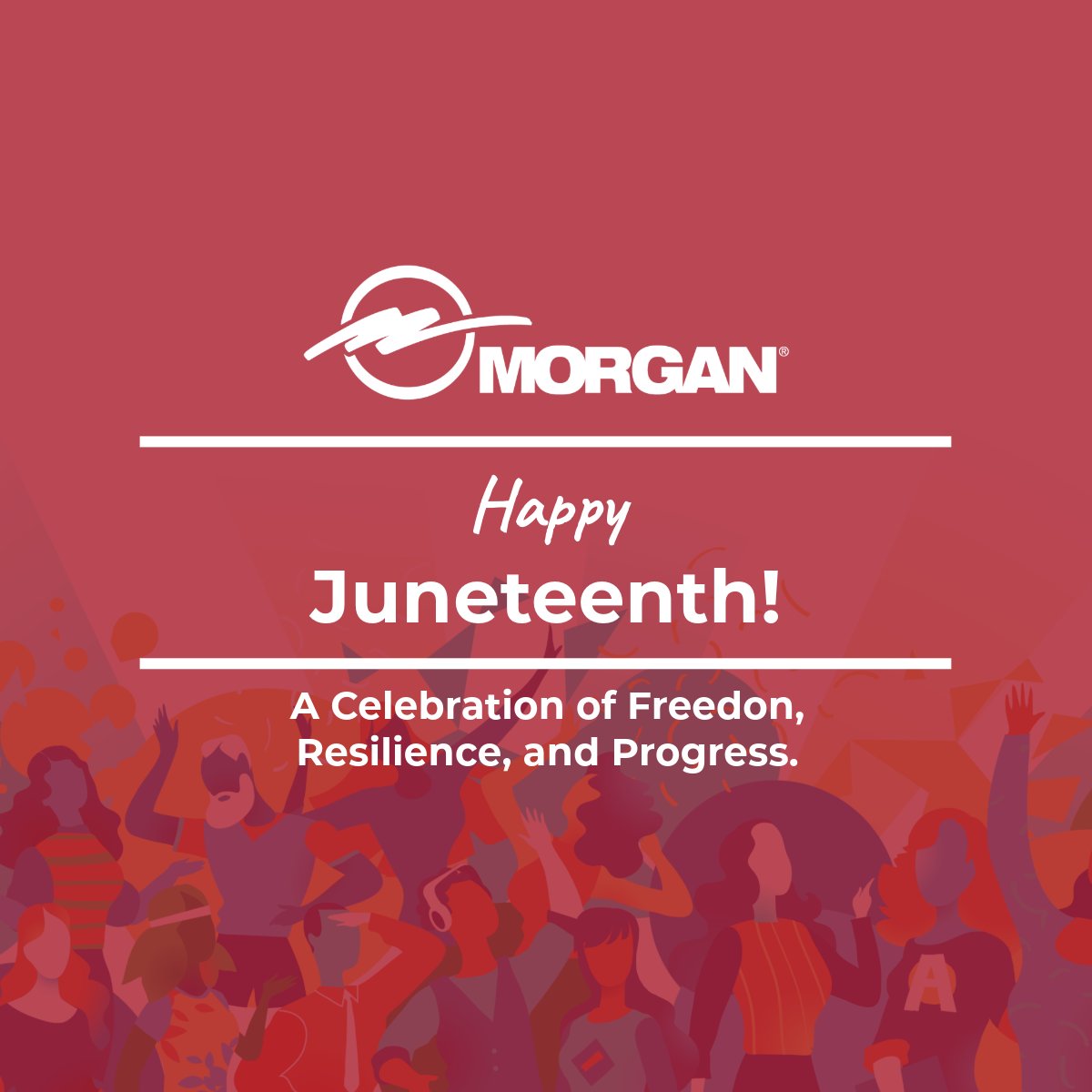 Morgan_Engineer's tweet photo. Morgan wishes you a happy Juneteenth! Together, we strive for a future of true equality. https://t.co/iIc9BSbEBj