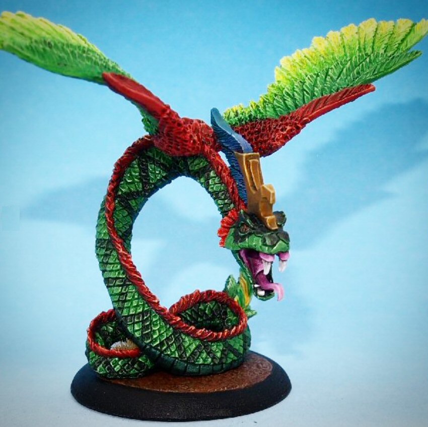 Tim_Prow's tweet image. Another resin back in stock :) Catch one before they all 'fly' off the shelf! ;)
diehardminiatures.com/product/quetza…
Quetzalcoatl-Winged Serpent
The mighty winged serpent is one of the most revered of creatures in the swamps and jungles the Eru-Kin call home.
