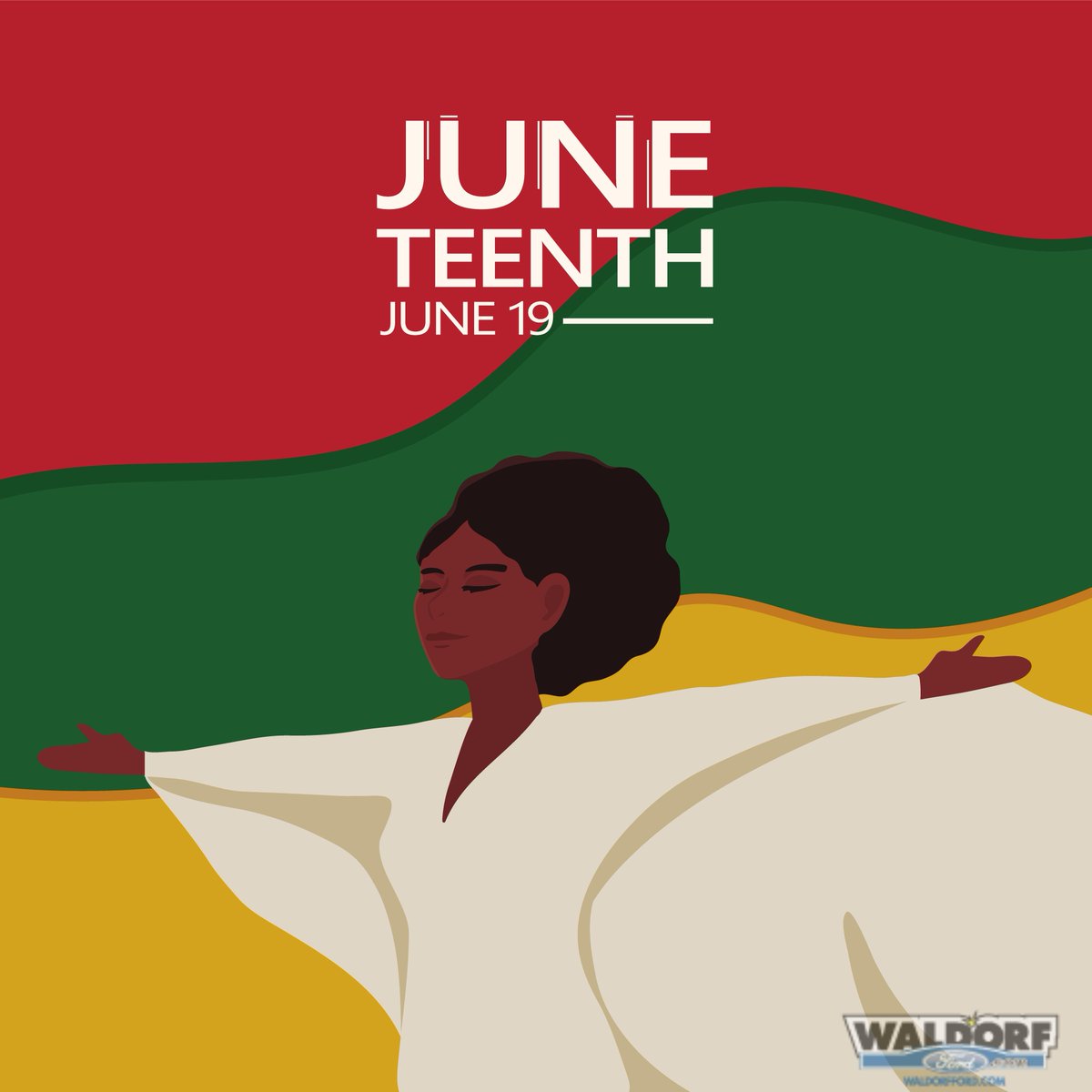 waldorfford's tweet photo. ❤️ Today is Juneteenth! Let's celebrate by coming together as a community to honor the past and look forward to a brighter, more inclusive future. #Juneteenth #CommunityCelebration https://t.co/S7DttA9LrF