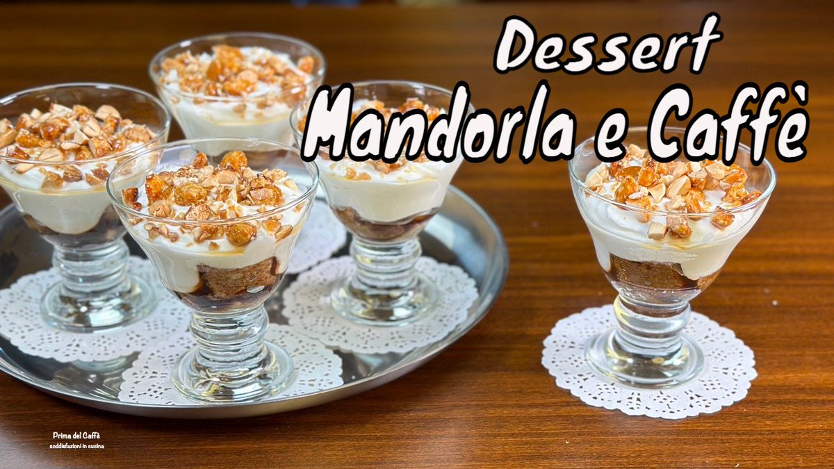 primadelcaffe's tweet photo. #ricetta DESSERT AL BICCHIERE MANDORLA E CAFFÈ CON SAVOIARDI E MANDORLE CARAMELLATE
https://t.co/ntZK7feQLY questo #dessertalbicchiere combina la cremosità della #mandorla con l'intensità del #caffè arricchito da #savoiardi e #mandolecaramellate
È buonissimo!!! https://t.co/ltaQ02oYiJ
