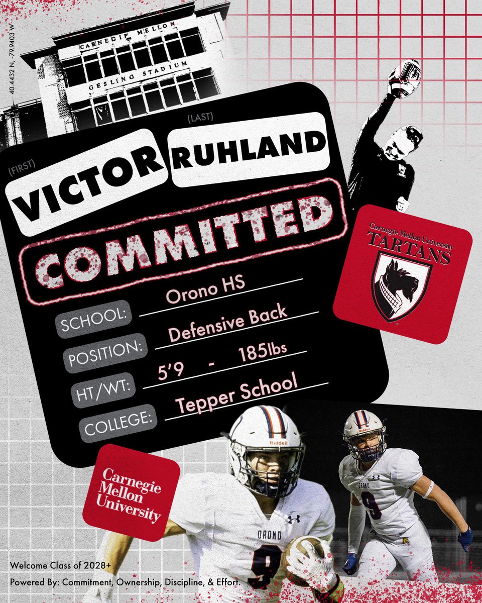 Carnegie Mellon Football tweet media
